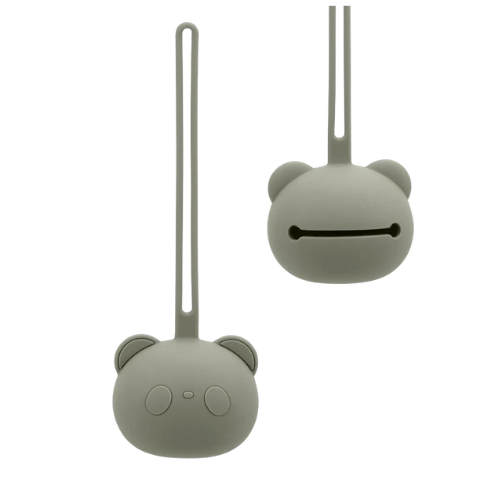 Porte sucette en silicone panda