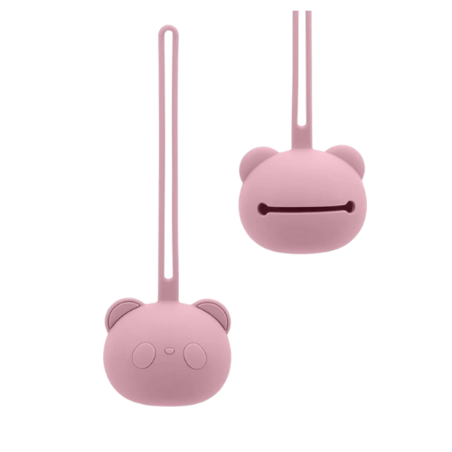 Porte sucette en silicone panda