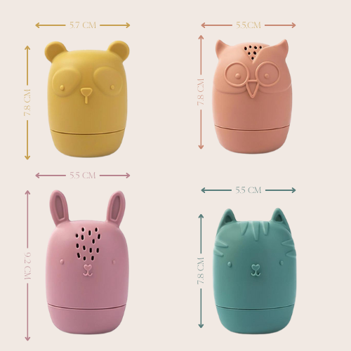 Lot de 7 jouets de bains mignons