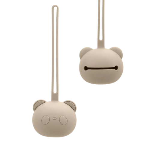 Porte sucette en silicone panda