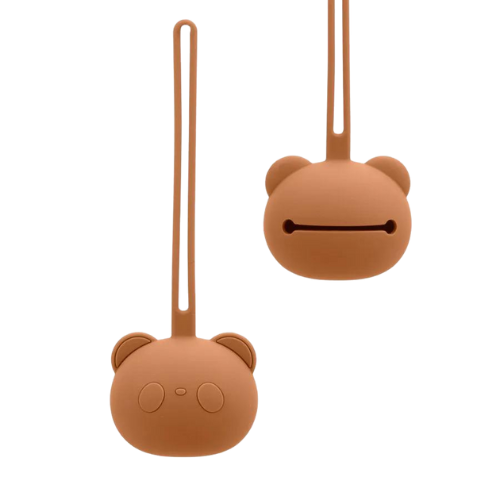 Porte sucette en silicone panda