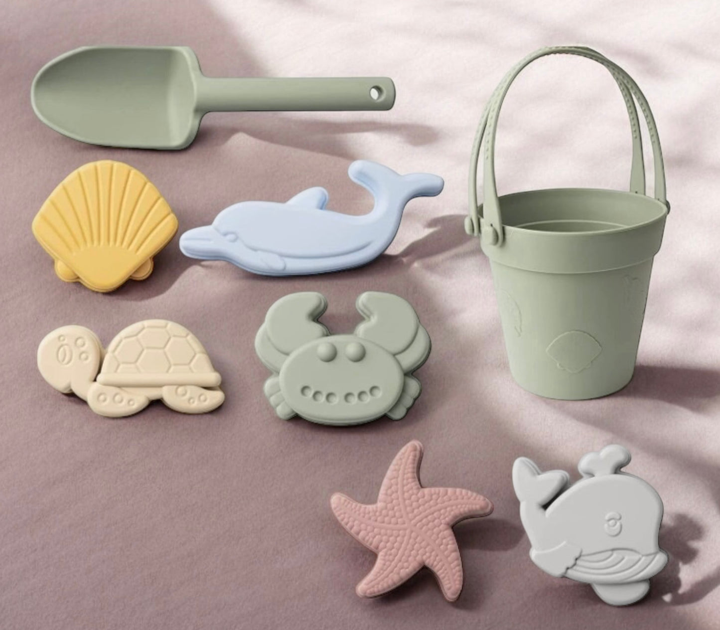 Kit de jouets de plage enfants - Kaki