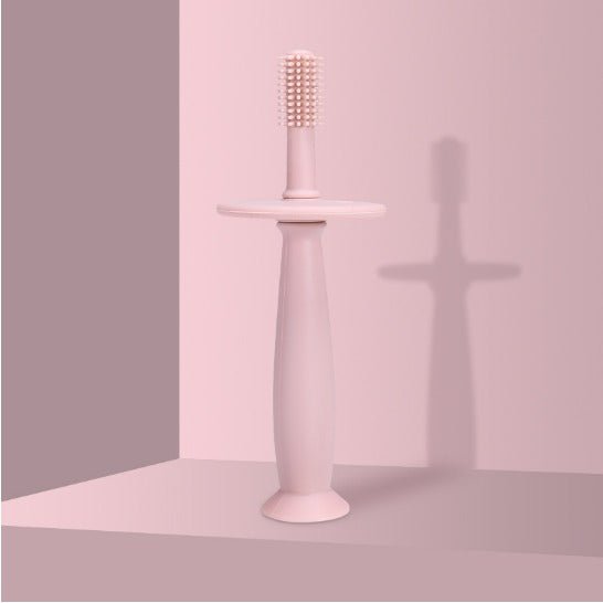 Brosse à dents bébé Silicone : Coloris pastel - Loukie