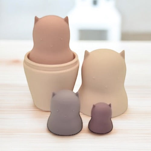 Jouets Encastrables en Silicone - Chats