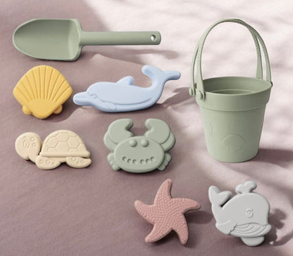 Kit de jouets de plage enfants - Kaki