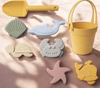 Kit de jouets de plage enfants - Moutarde